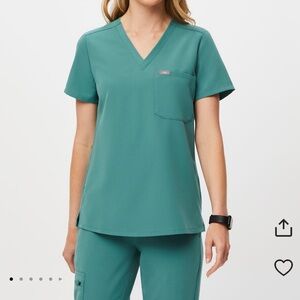 Women's Catrina One pock scrub top Cactus